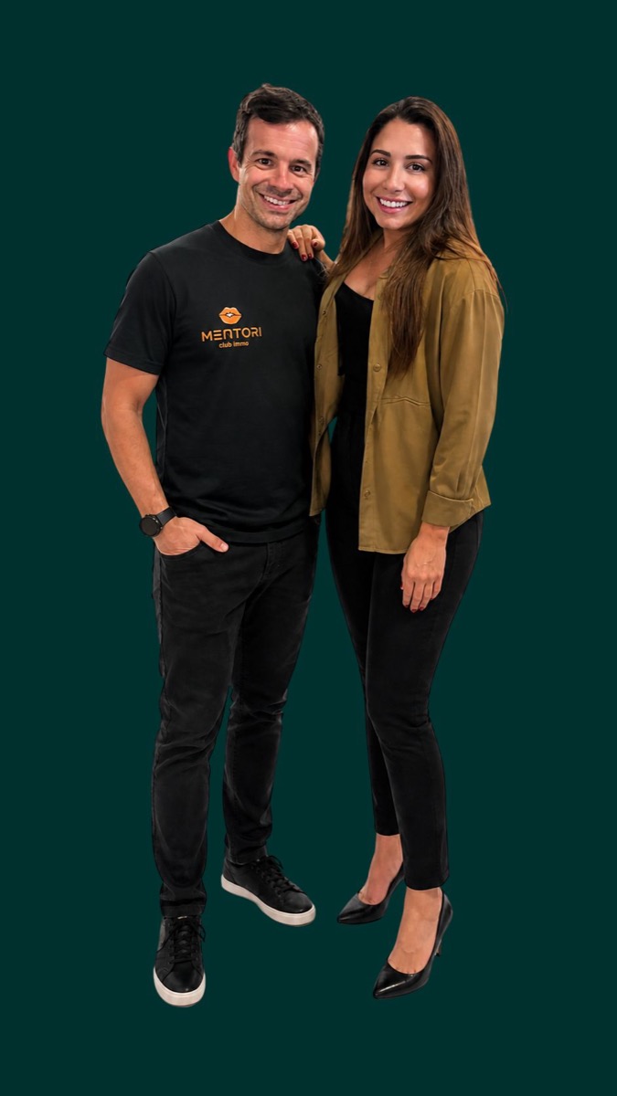 Kelly Hini et Jérôme Choquer, cofondateurs Mentori