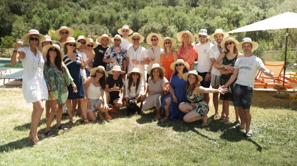 Groupe terrasse pool party
